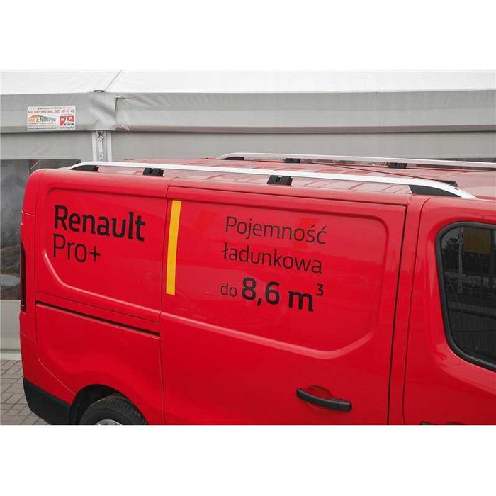 Relingi dachowe Renault Trafic Opel Vivaro long belki na dach 2 WZORY!
