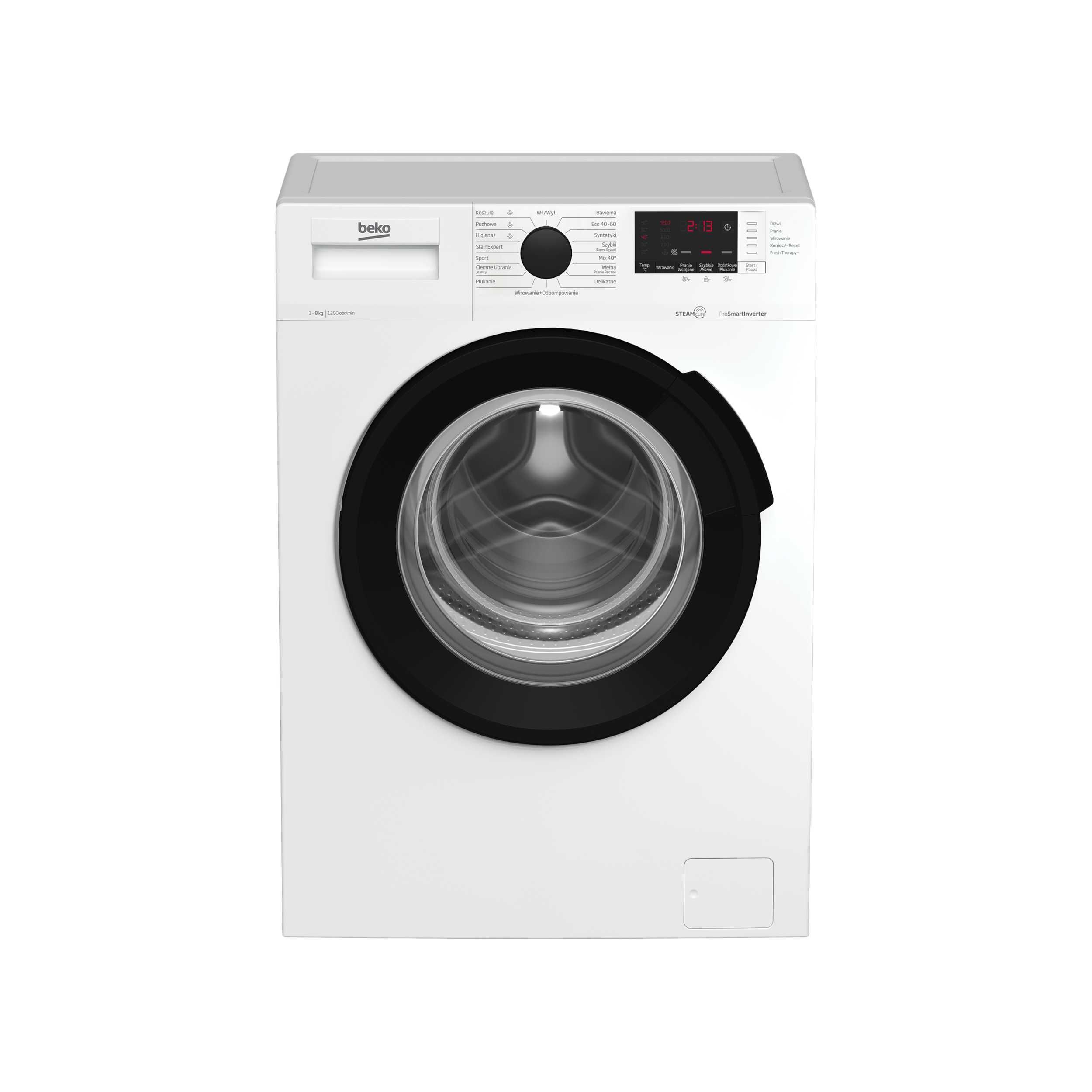 Pralka BEKO WUE8622WBPSE 8kg 1200obr Nowa STEAM gwar.2lata BYTOM