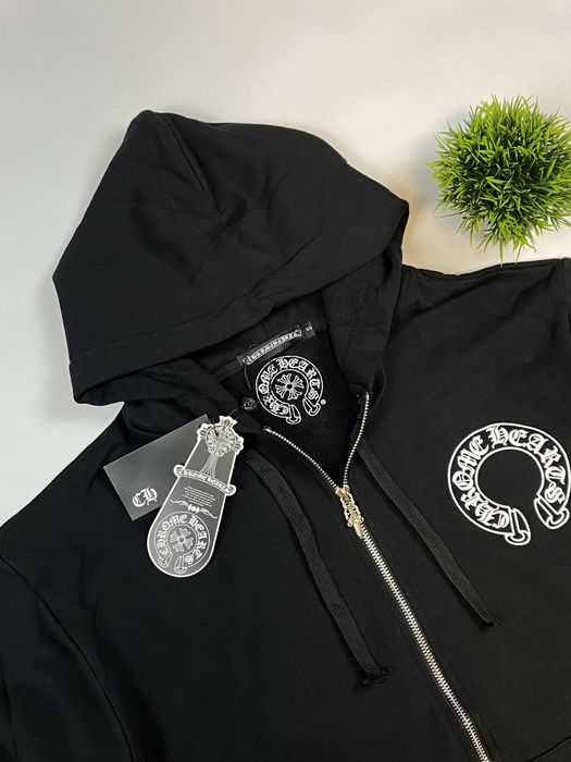 Кофта chrome hearts,  zip hoodie