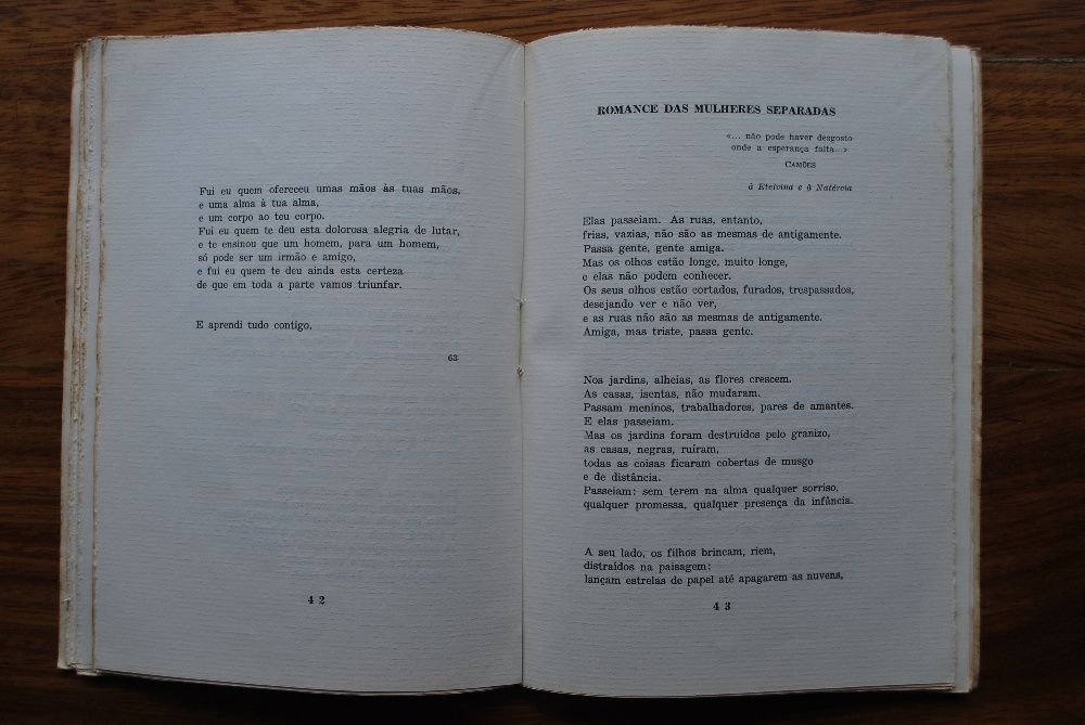 Corpo de Esperança de José Carlos de Vasconcelos (1.ª Edição Ano 1964)