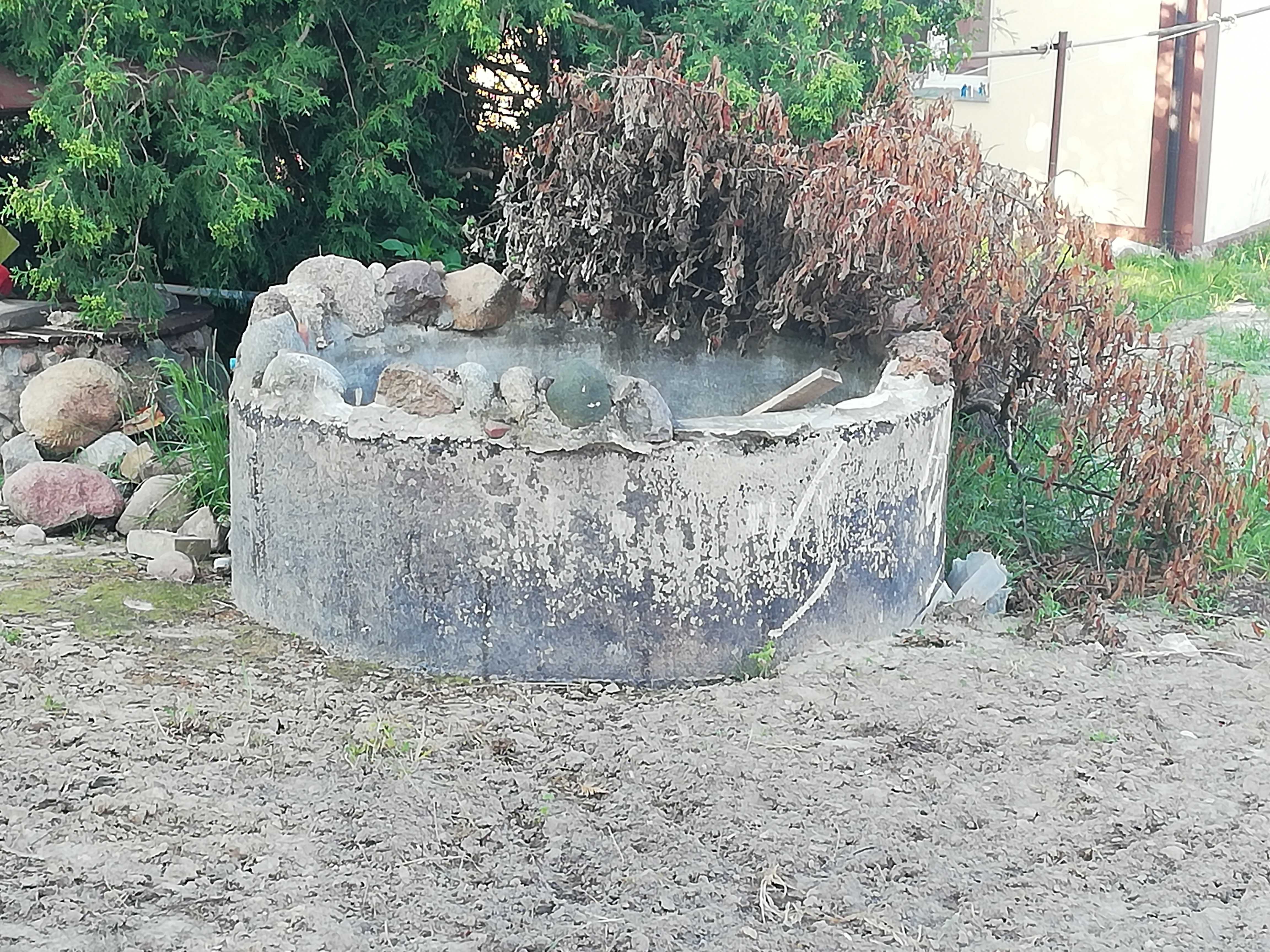 Krąg betonowy fi 200cm wys.60cm
