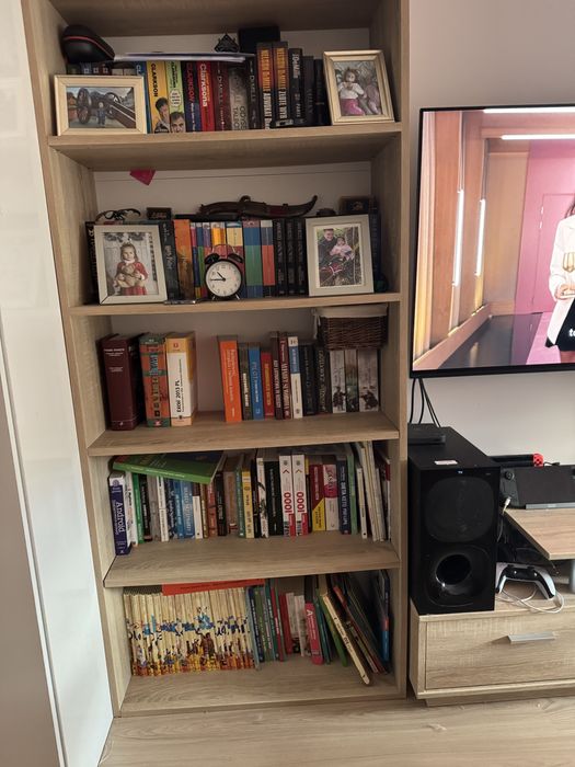 Regał na ksiazki 180x80 dąb sonoma
