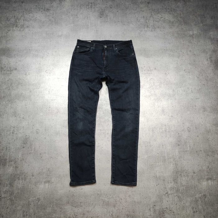 MĘSKIE Spodnie Slim Fit Skinny Denim Jeansy Levis 512 PREMIUM Ciemne