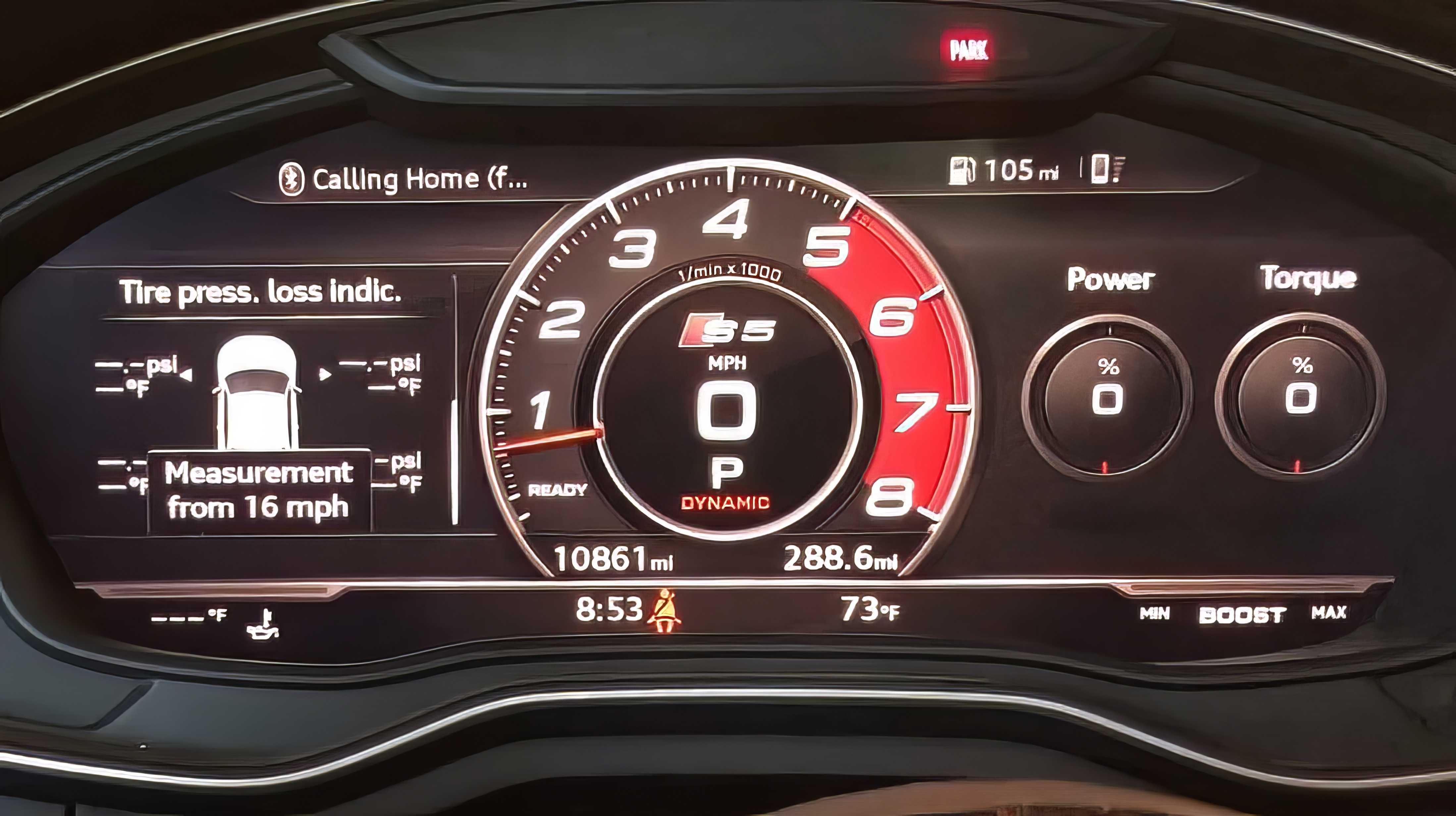 Audi Aktywacja SPORT LAYOUT Sportowe Zegary Licznik A4 A5 Q5 Q7 TT