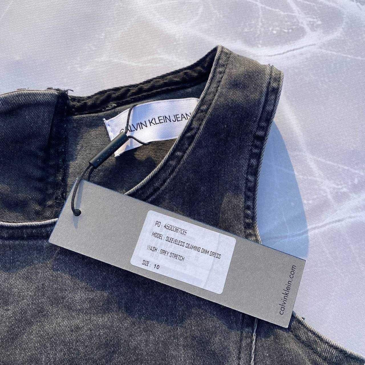 Calvin klein джинсова сукня без рукавів
