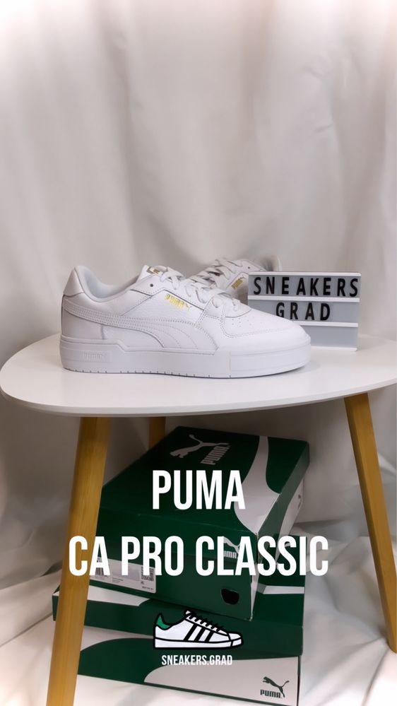 Puma Ca Pro white пума оригінал шкіра