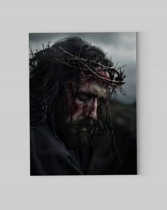 Obraz na płótnie Jezus Chrystus w koronie cierniowej 75x100