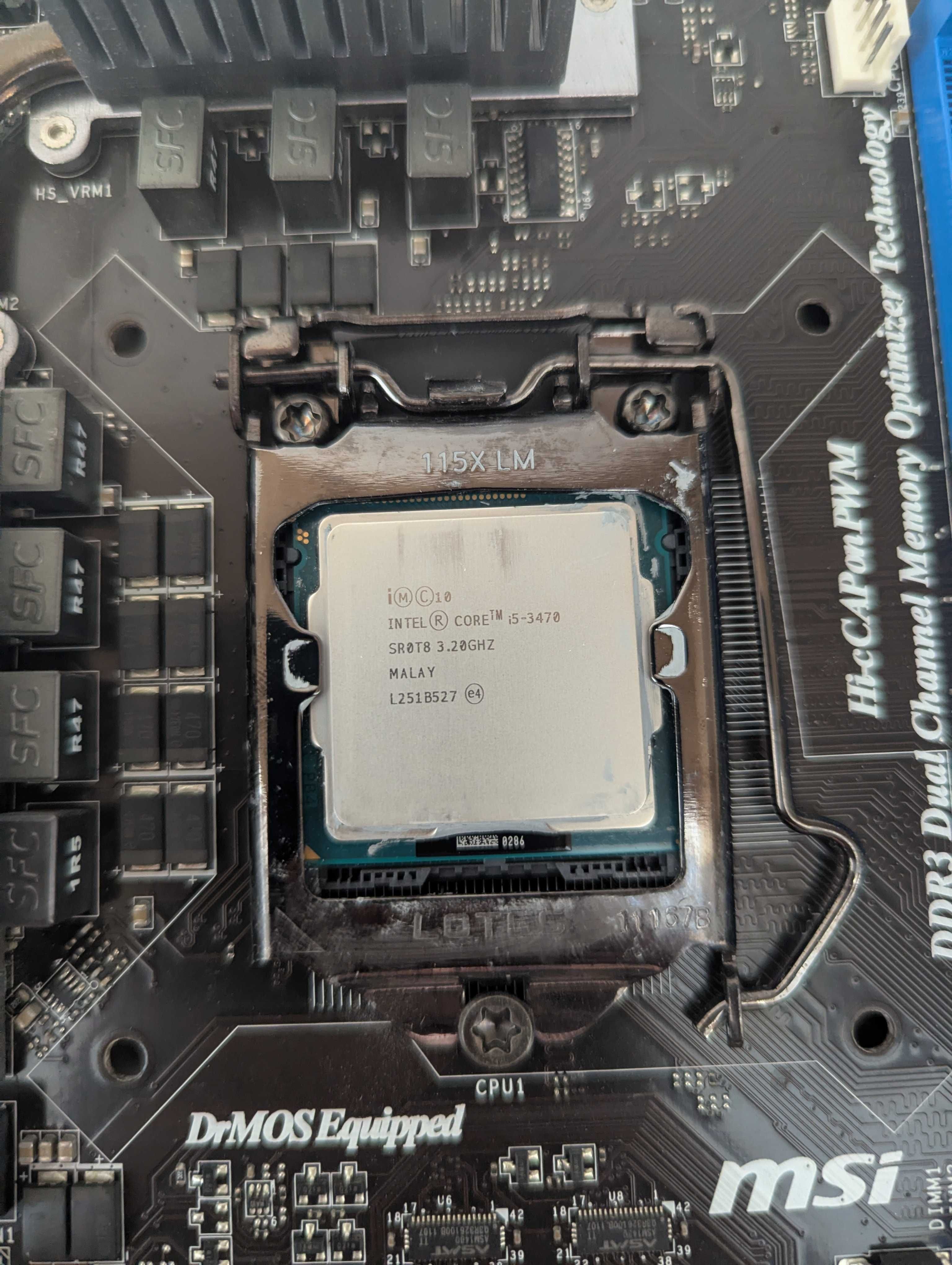 P67A-GD65 + I5 3740 3.2Ghz + 8 GB ram