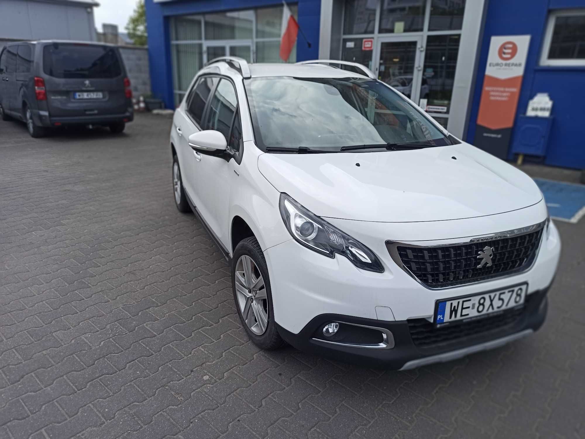 PEUGEOT 2008, 2019 r. przebieg 80296 zadbany