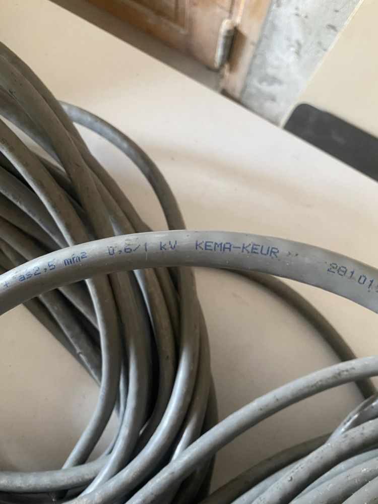 Kabel 2x2,5 + as2,5 mm2 0,6 KV kema-keur 55 mb