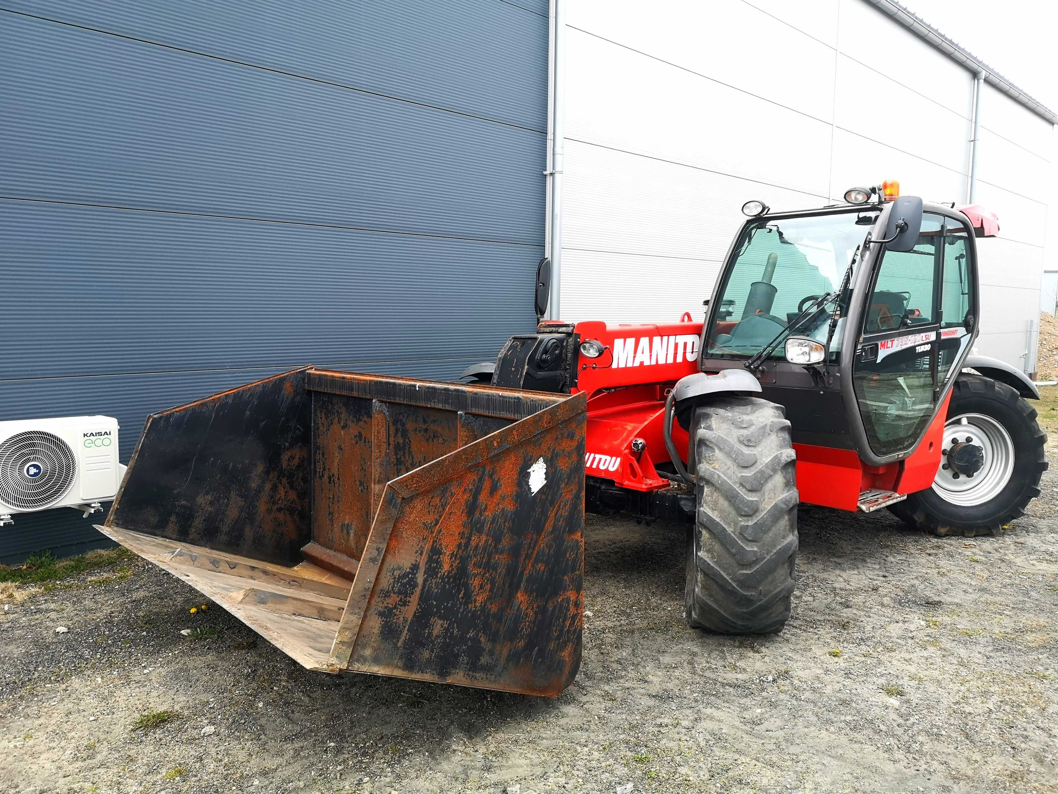 Ładowarka teleskopowa Manitou MLT 735-120 LSU 40km/h 2012r kamery
