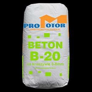 Beton wylewka wodoszczelny rozpływowy B20 B30 B50 zaprawa w workach