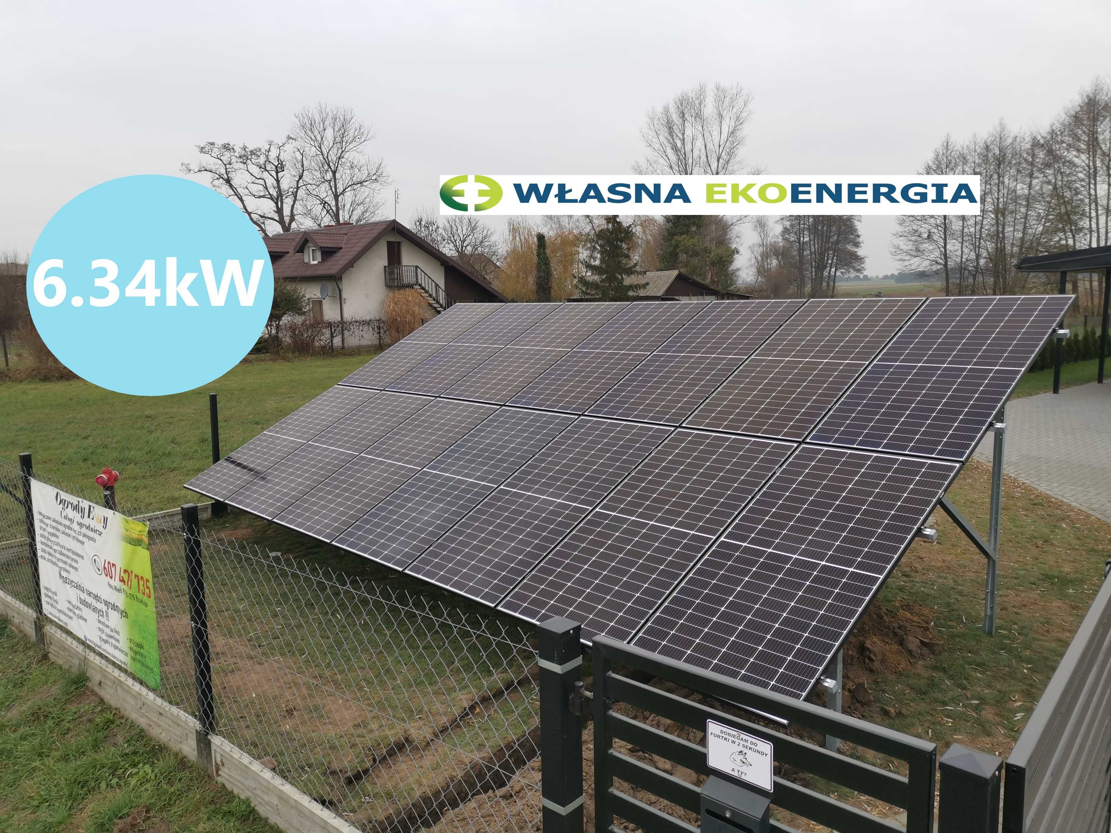 Montaż Zestaw hybrydowy 6kW +magazyn energii 5kWh /Fotowoltaika