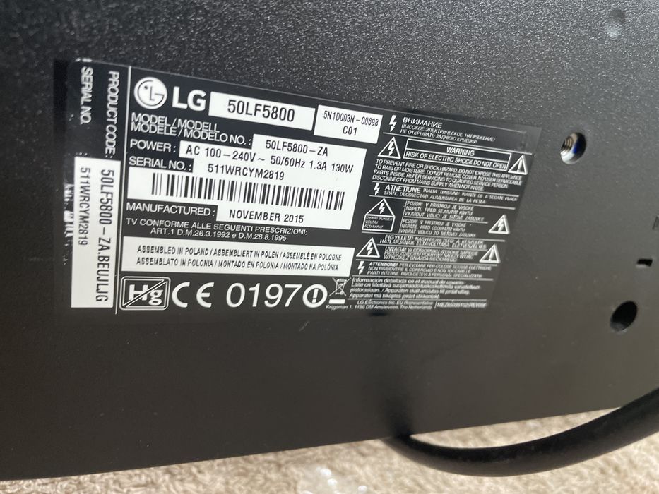 Smart TV LG 50”