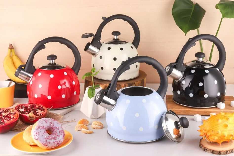 Чайник газовый под все виды плит со свистком НЕРЖ Edenberg EB-1922