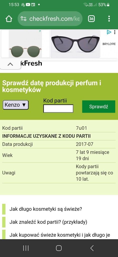 Perfumy Kenzo World unikat ubytkowy flakon