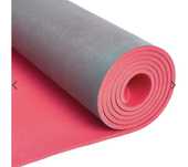 MATA do ćwiczeń FTINESS JOGA PILATES 185x60 różowa  AMAZON BASICS mata