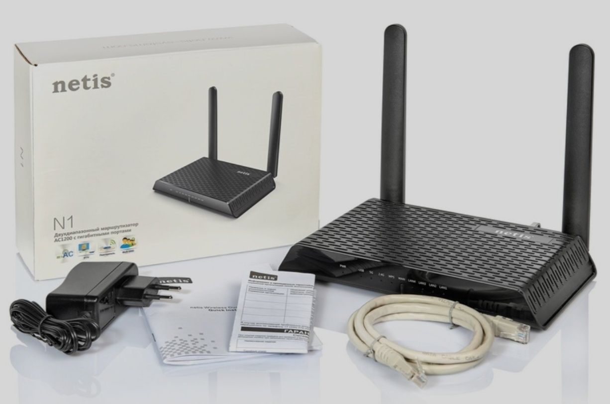 Дводіапазонний маршрутизатор Netis N1 з USB і підтримкою 3G/4G роутера