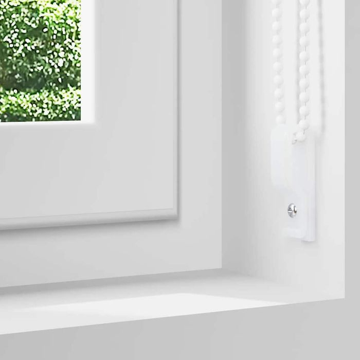 Vidaxl Roleta Zaciemniająca Off White 75X150 Cm Szerokość Tkaniny