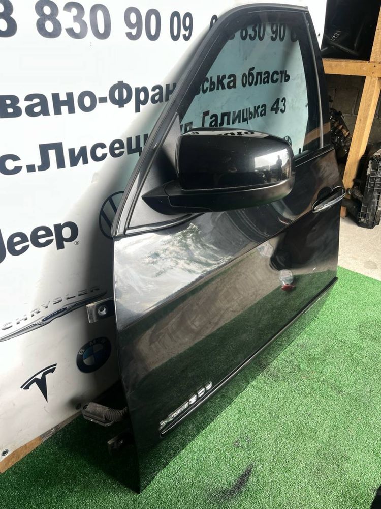 Дверка передня ліва  BMW X5 E70 колір чорний 475 SAPPHIRE BLACK