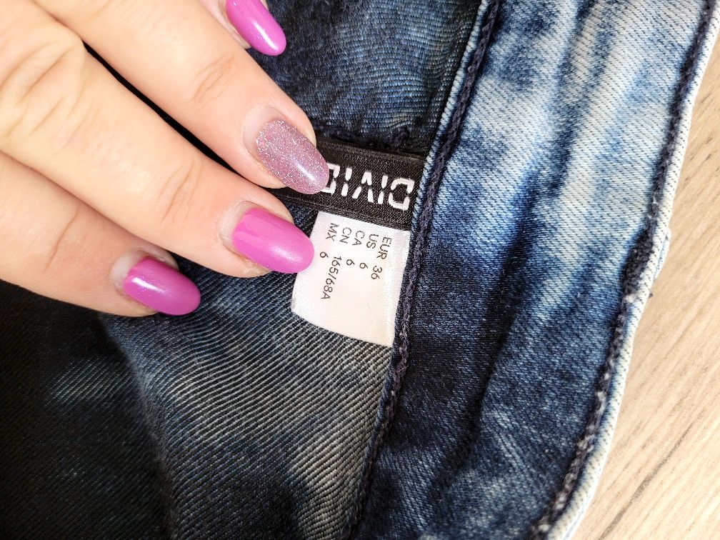 H&M jeansowe szorty r.36 krótkie spodenki damskie