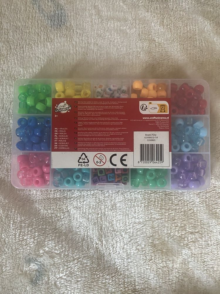 Zestaw koralików PONY BEADS na prezent dla dziewczynki, nowe!