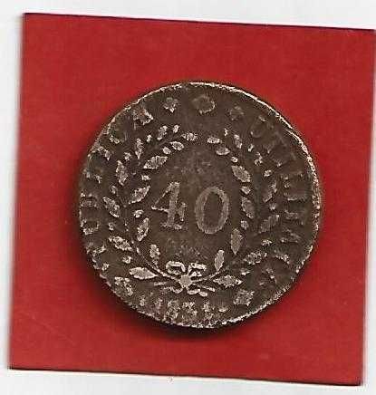 40 Reis 1831 / Pataco ) D. Miguel