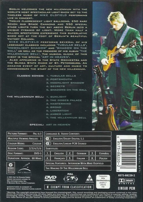 Mike Oldfield - The Millennium Bell (Live in Berlin) (DVD)