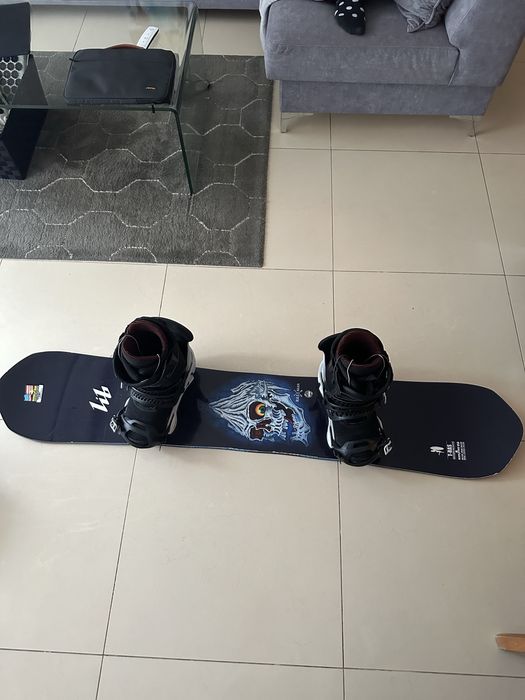 Deska Snowboardowa Lib Tech Rasman + Burton Mala Vita + Burton SLX