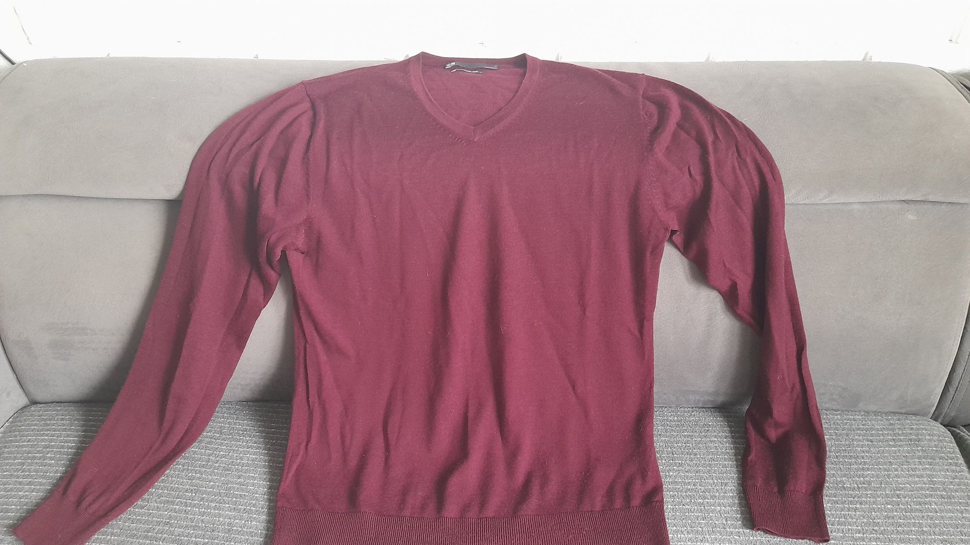 Sweter 100% Merino L męski