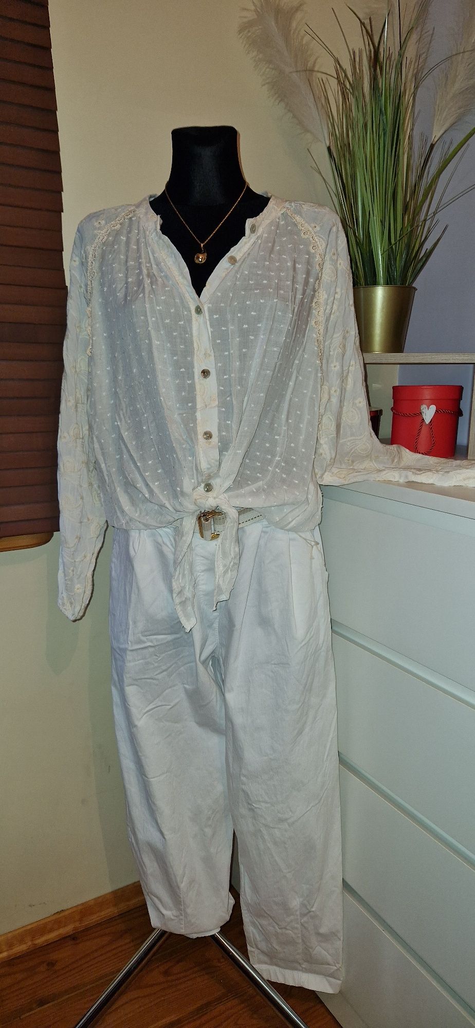 Bluzka boho haftowana