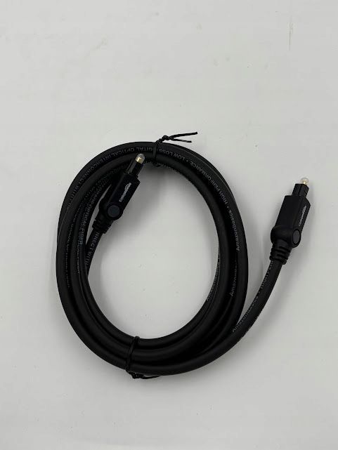 amazonbasics 7gsw długość kabla 1.8m toslink czarny kabel audio