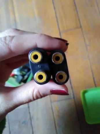ŁĄCZNIKI adapter kabli m in RCA żeńskie 10 szt audio video AUDIO JACK