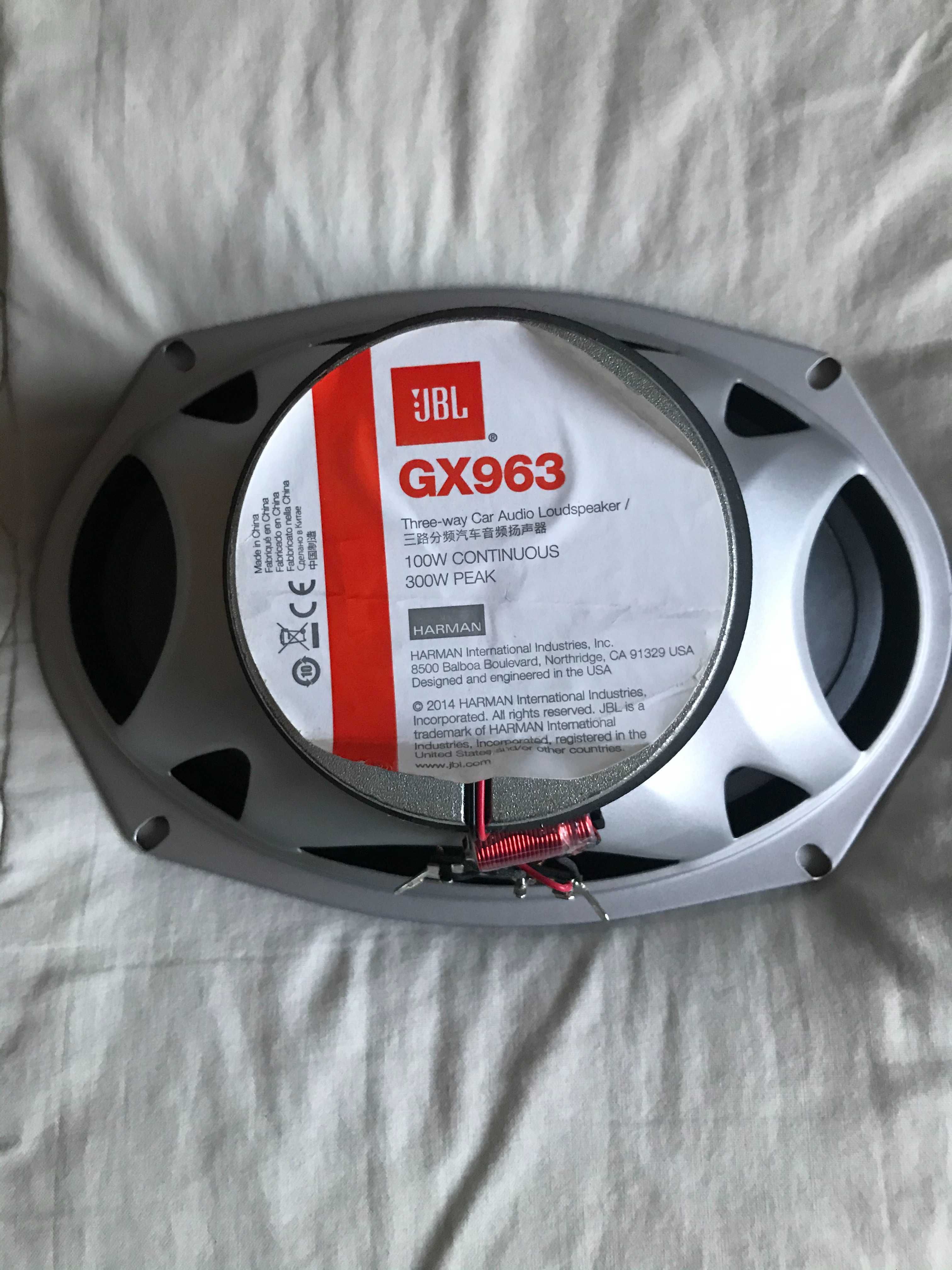 JBL colunas GX 963 e subwoofer JBL 1000w