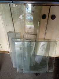 Szyby szyba mała duża kwadratowa prostokątna stara półki szklane
