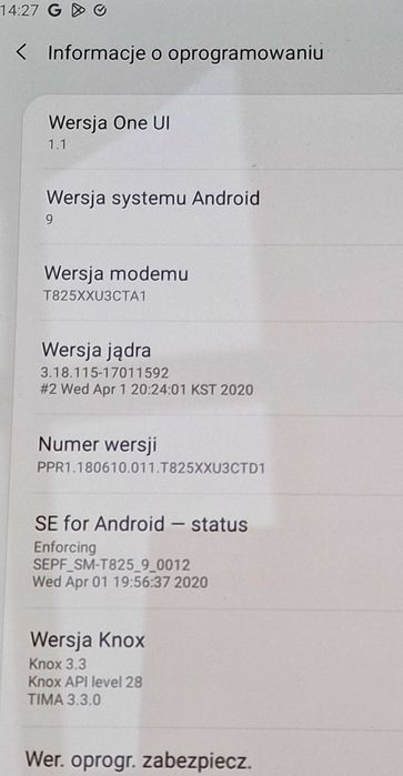 Tablet Samsung Galaxy Tab S3 9,7" SM-T825 9,7" 4/32GB Wi-Fi LTE rysik