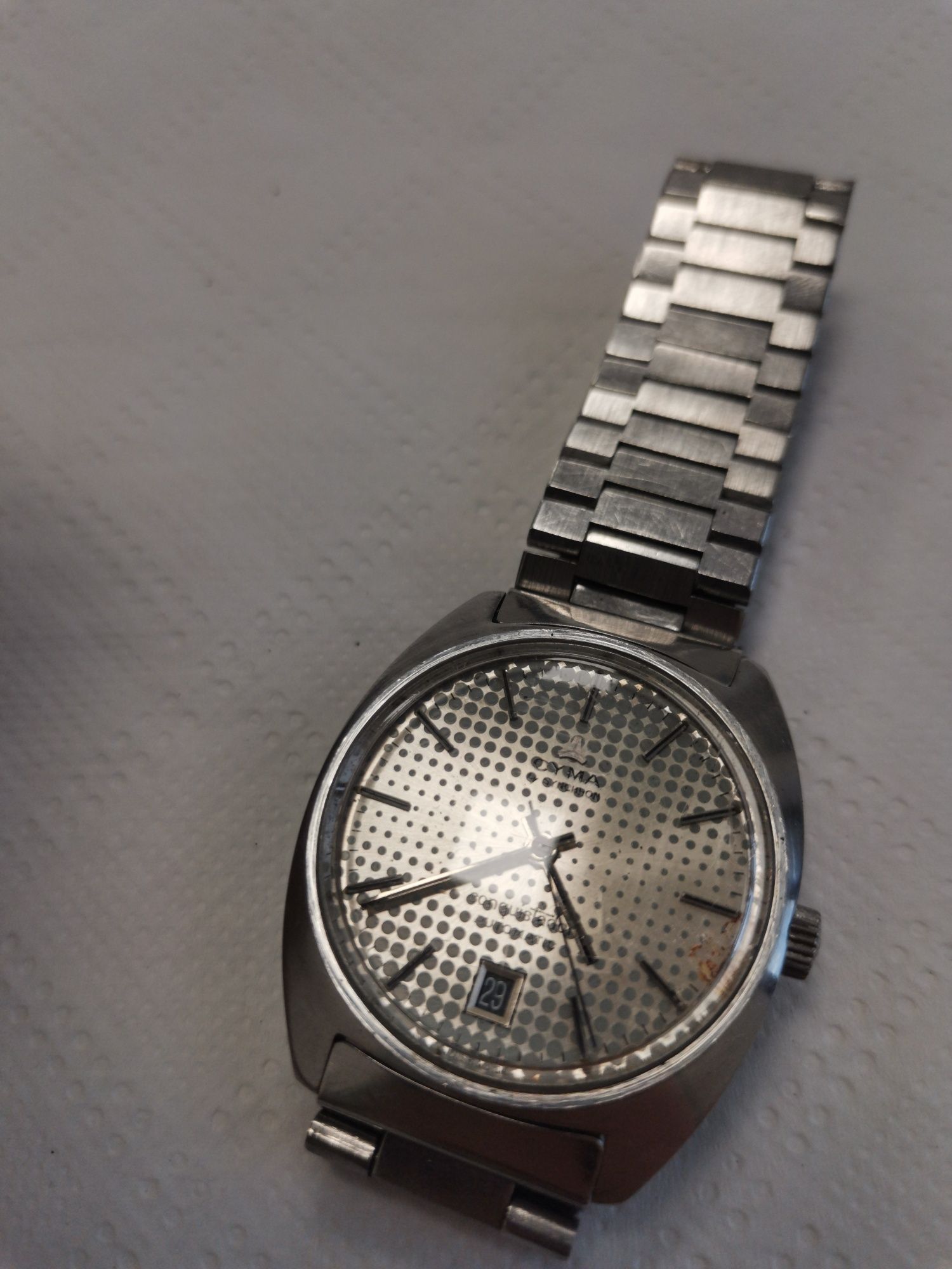 Zegarek Cyma by Synchron Conquistador Automatic. Bardzo rzadki model