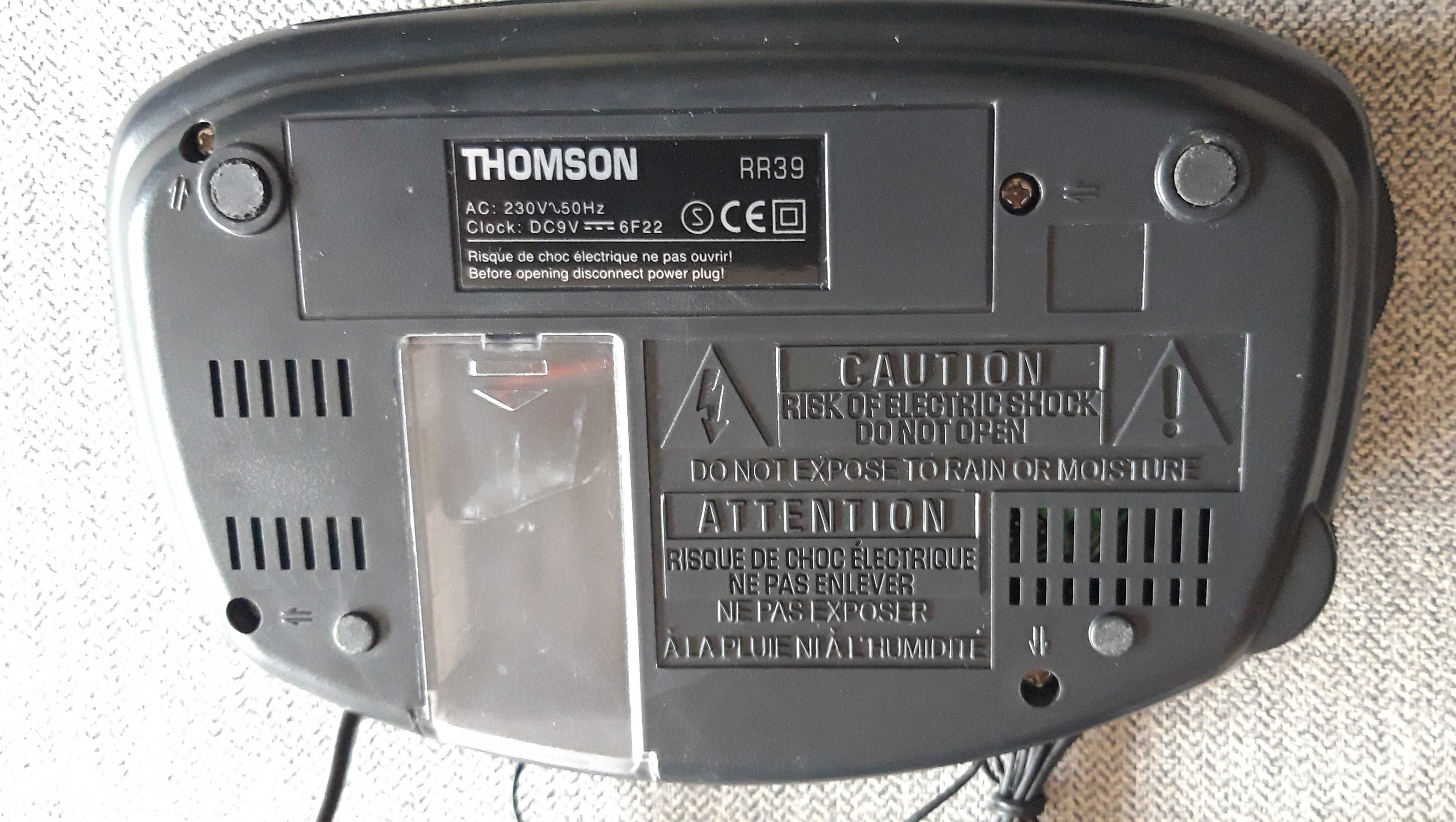 Rádio despertador THOMSON