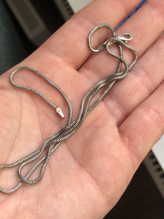 Срібний ланцюжок 50 см снейк