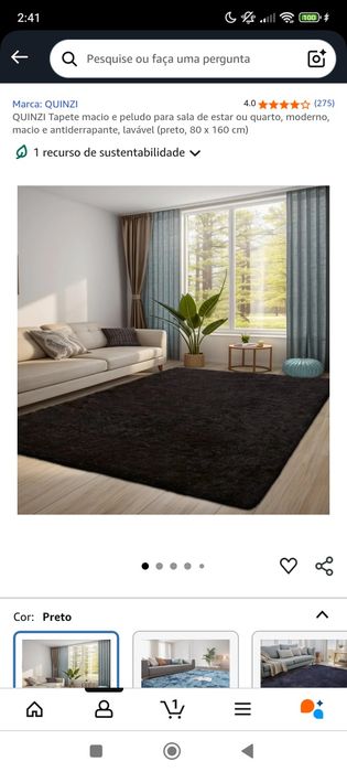Tapete de sala 180cm x 270cm