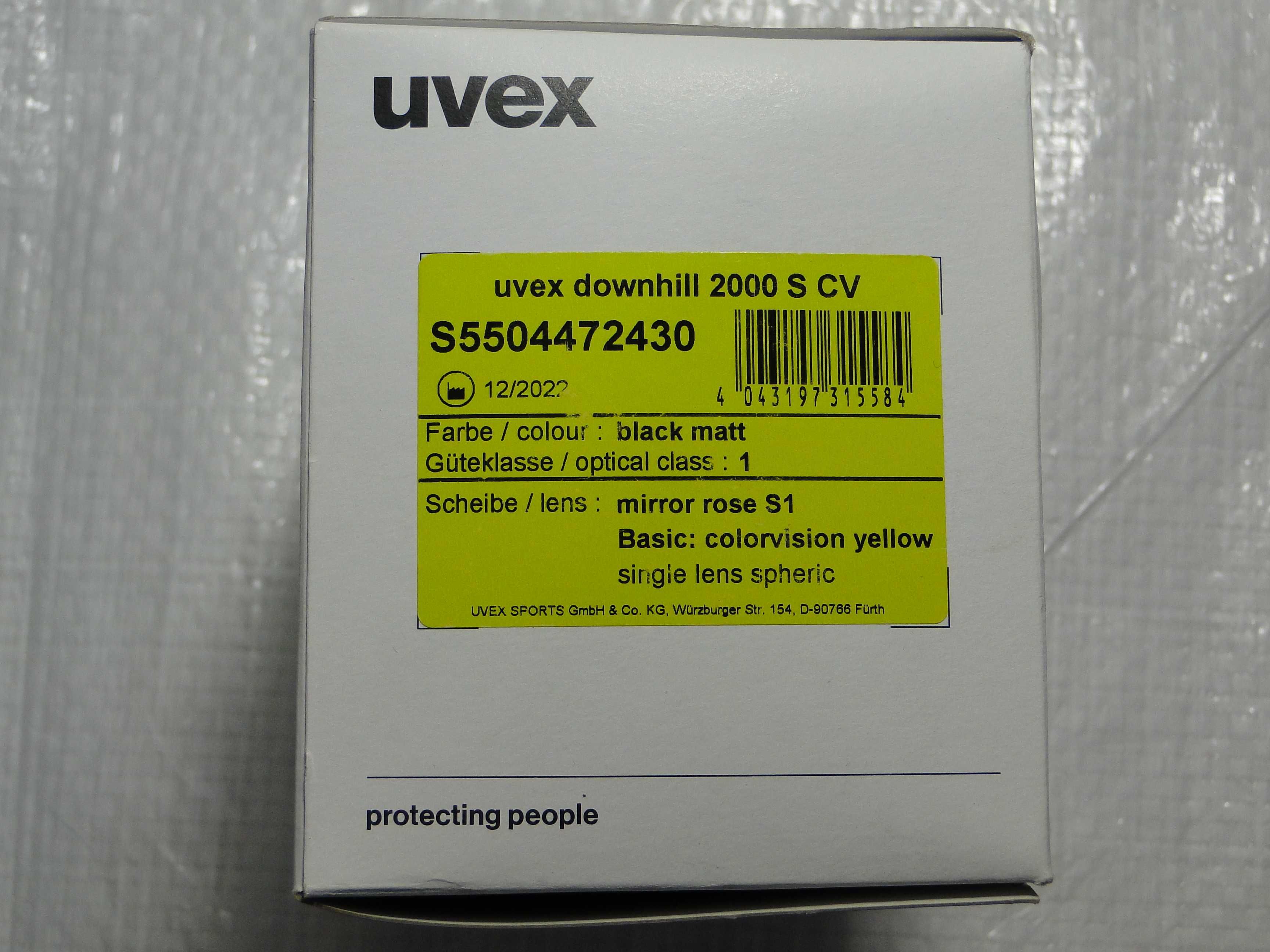 Gogle Uvex Downhill 2000 S CV - 55/0/447/2430