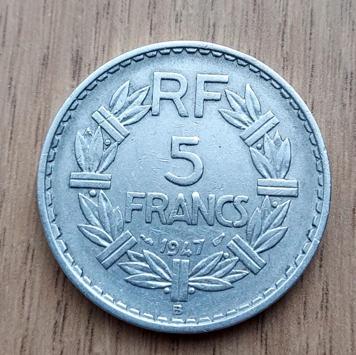 5 franków 1947 r. Francja