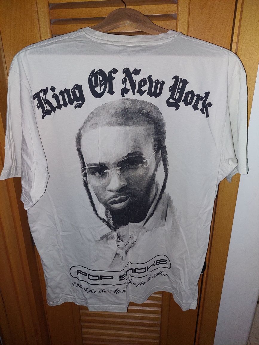 Tshirt tupac bege tamanho m