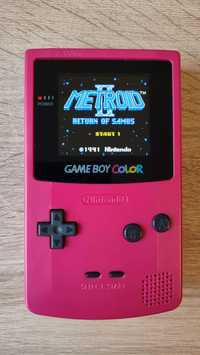 Nintendo GameBoy Color GBC (ekran IPS, nowy układ zasilający)