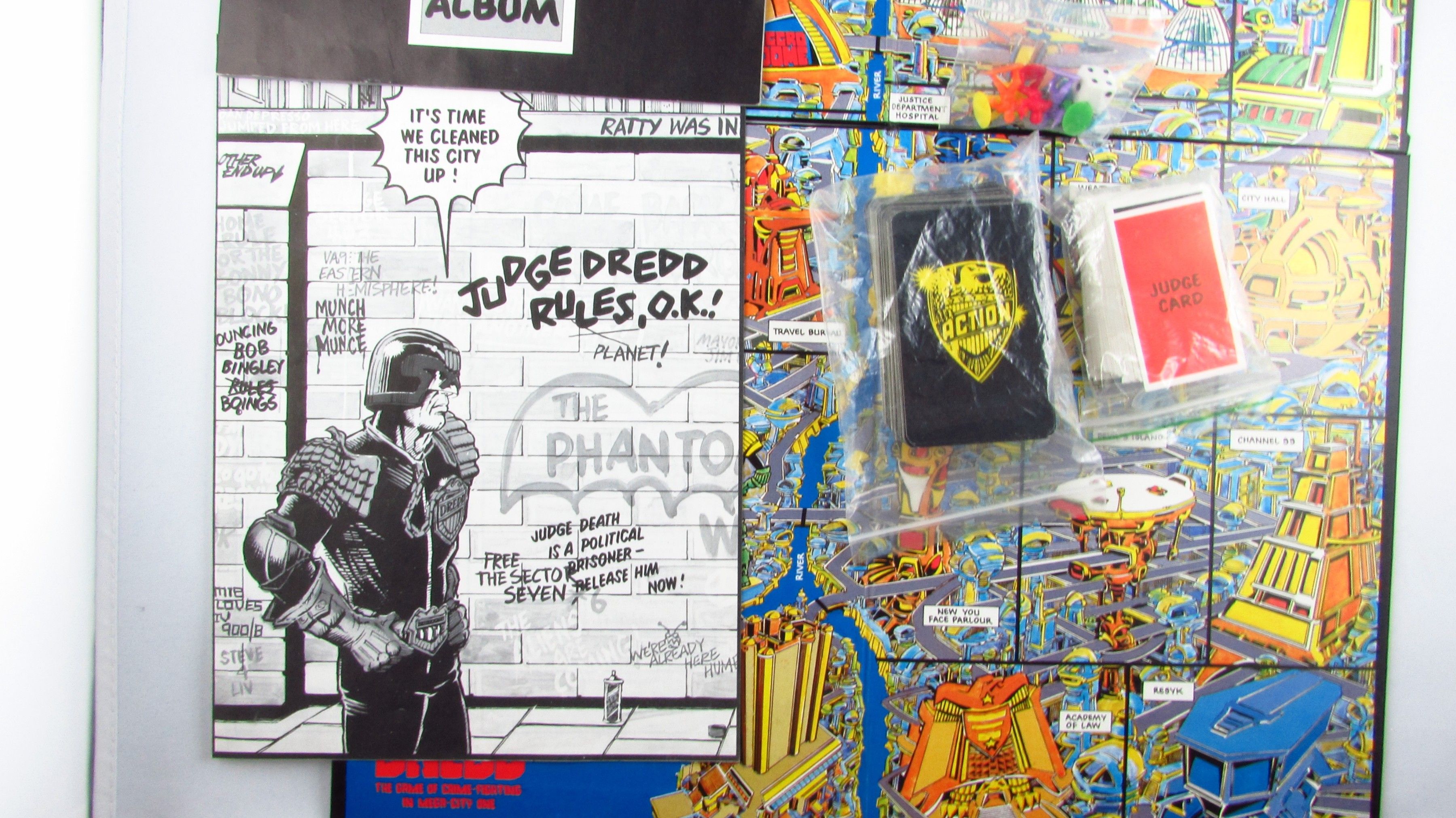 GAMES WORKSHOP - Judge Dredd Gra Planszowa 1982 r.