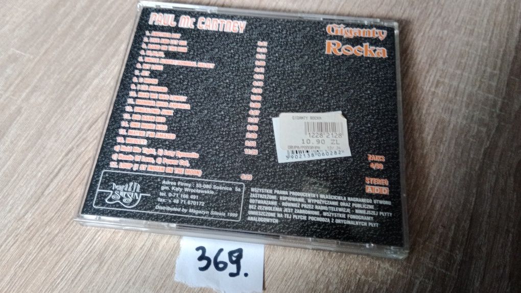 Paul McCartney - Giganty rocka CD. 369.