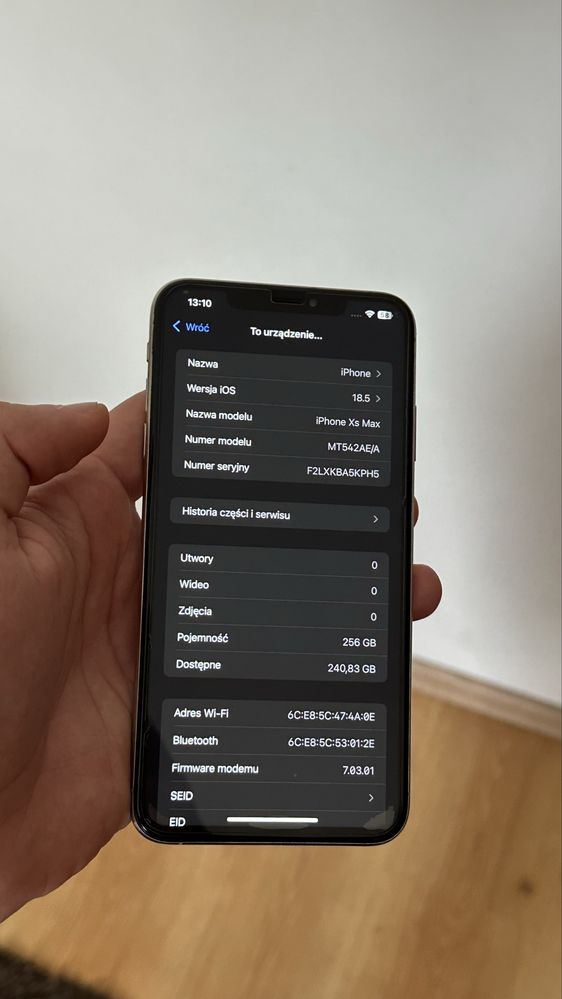 Iphone XS Max 256GB