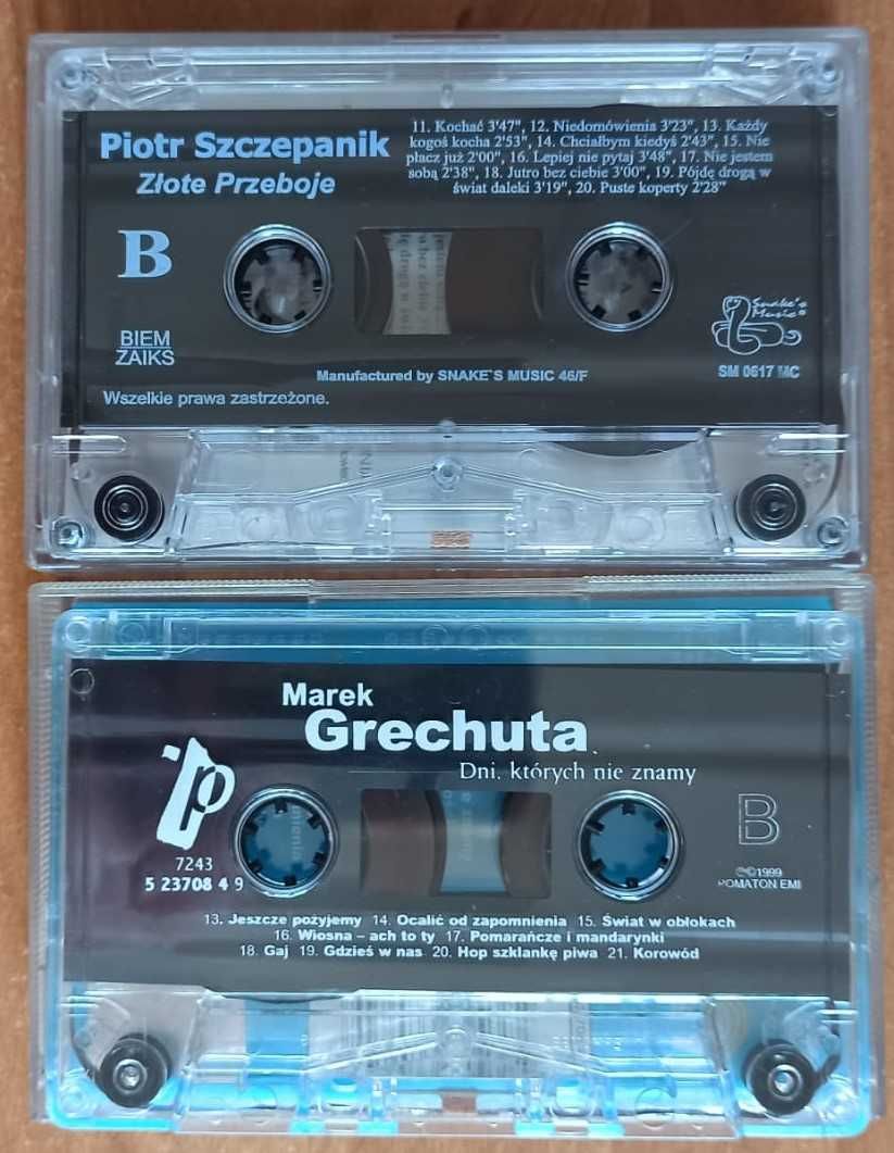 Sprzedam 2 kasety - MAREK GRECHUTA i PIOTR SZCZEPANIK - Legenda
