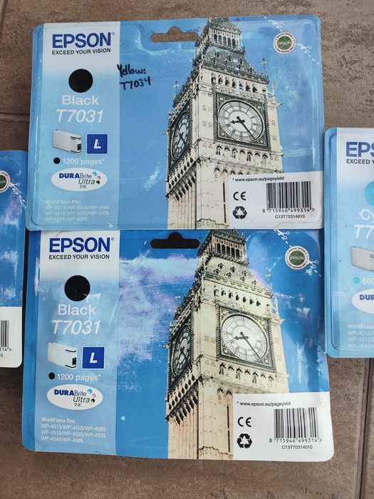 Картридж Epson для WorkForce Pro WP-4015DN/WP4595DN Black оригінал