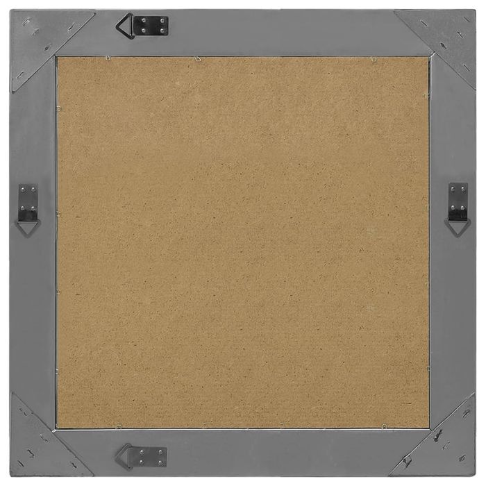 vidaXL Lustro ścienne w stylu barokowym, 60x60 cm, czarne